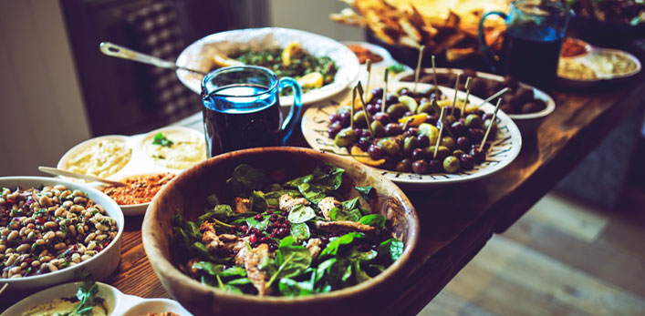Traditional greek appetizers
